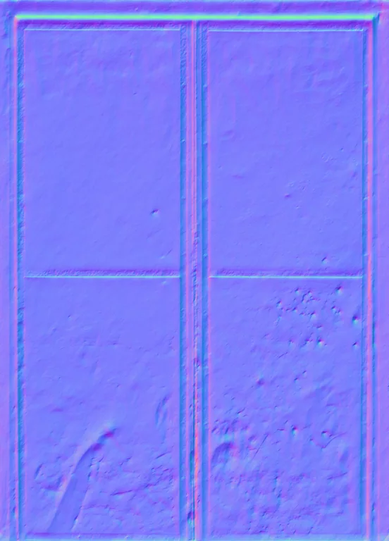 Normal Map for Doors Wood Black