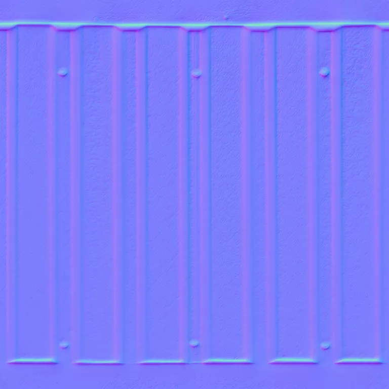 Normal Map for Metal Corrugated8