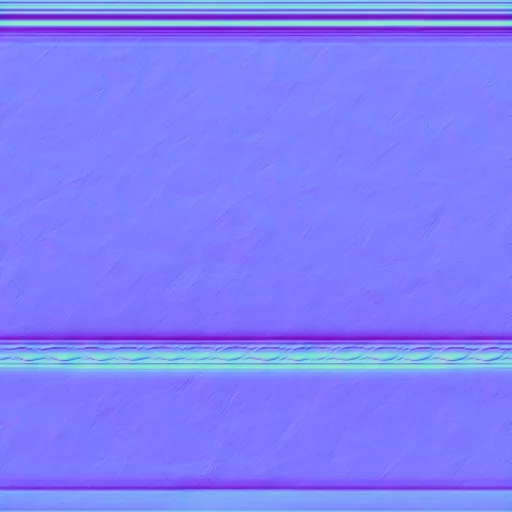 Normal Map for Wall Blue Chair Rail And Baseboard