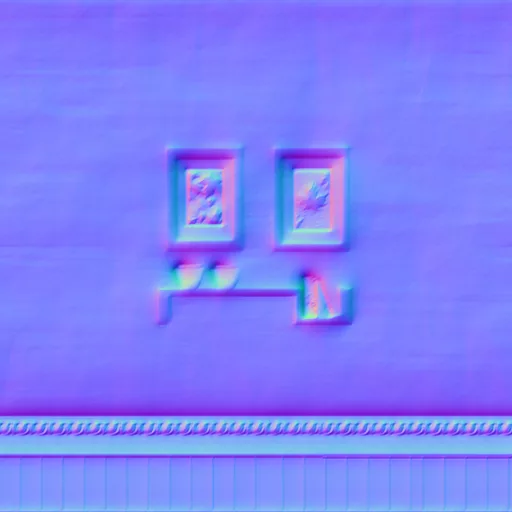 Normal Map for Autumn House Wallpaper 4 With Shelf