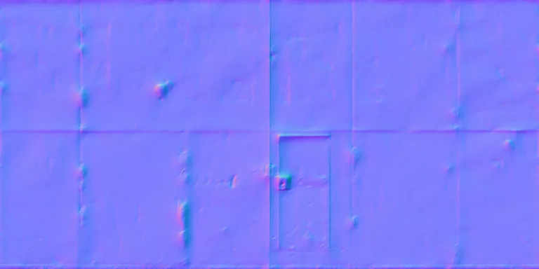 Normal Map for Doors Metal Sliding2