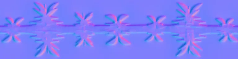 Normal Map for Barbed Steel