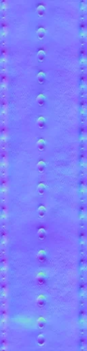 Normal Map for Dark Red Leather Strap 4V01