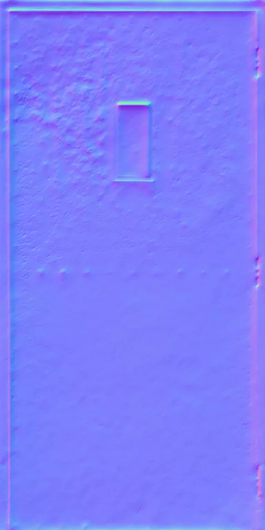 Normal Map for Door Metal Porthole