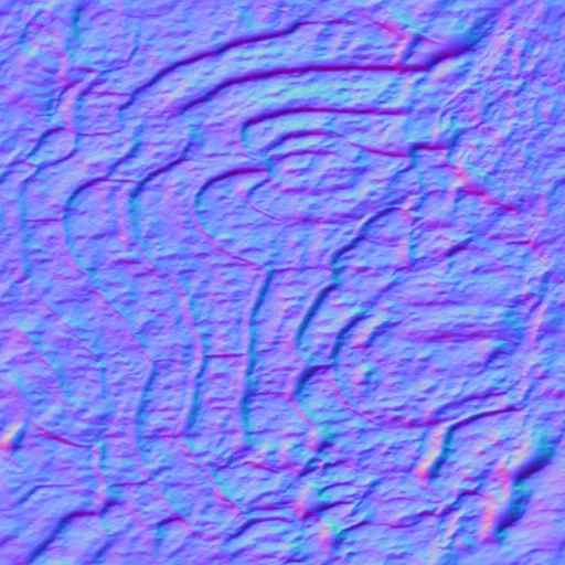 Normal Map for Bark055