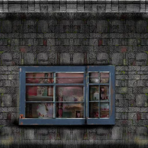 Dirty3 Wall2 With Store Window2 main texture preview