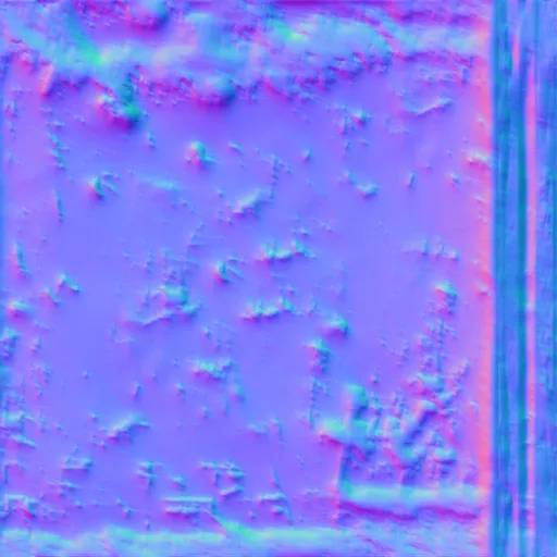 Normal Map for Dirty Rusted Metal Wall3