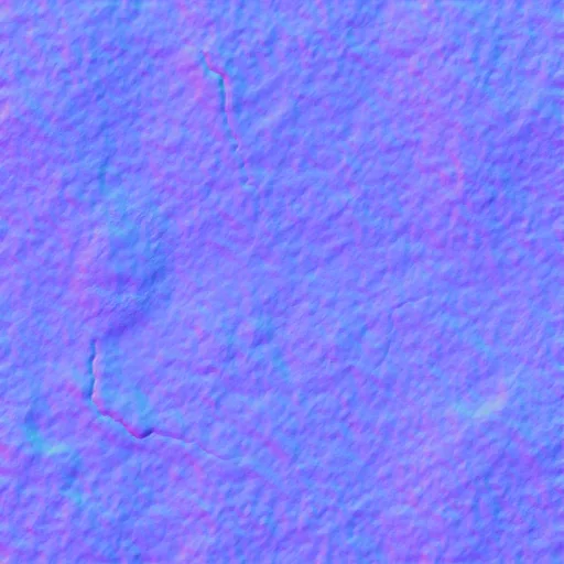 Normal Map for Cement Terracotta Cracks