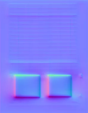 Normal Map for Autumn House Window Inside