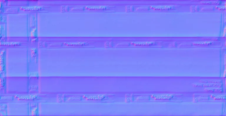 Normal Map for Metal Pipe Side