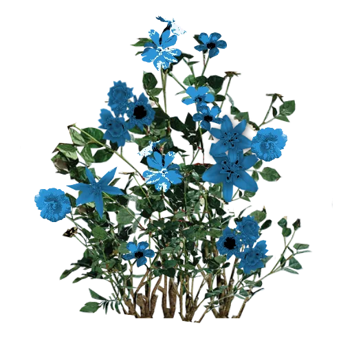 Blue Flower Bunch texture preview
