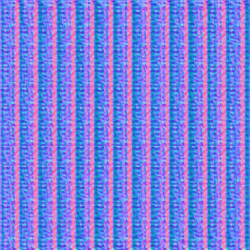 Normal Map for Ribbed Blue By Linda Kellie