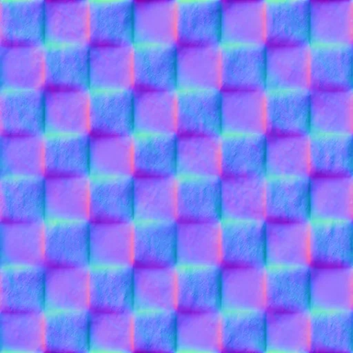 Normal Map for Green And White Tile Dirty