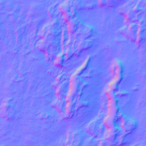 Normal Map for Bark054
