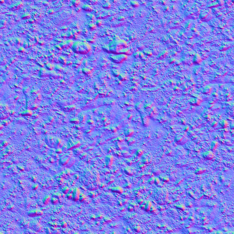 Normal Map for Cc0 River Rock