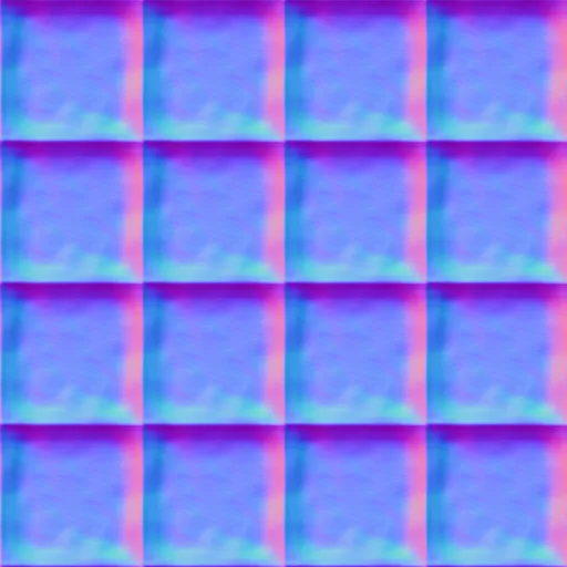 Normal Map for Bt Tile1 Purple2 By Linda Kellie