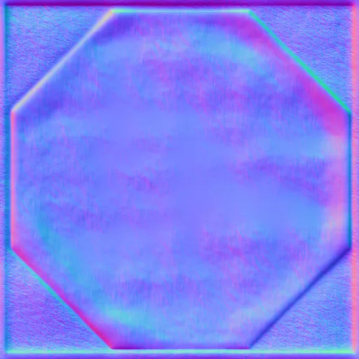 Normal Map for Bt Tile2 White1 By Linda Kellie