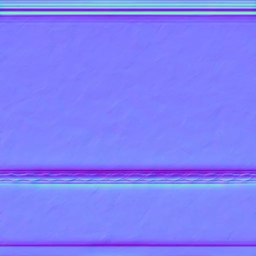 Normal Map for Wall Blue Chair Rail And Baseboard