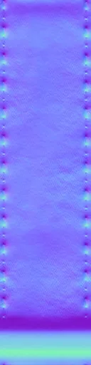 Normal Map for Black Leather Strap 2A