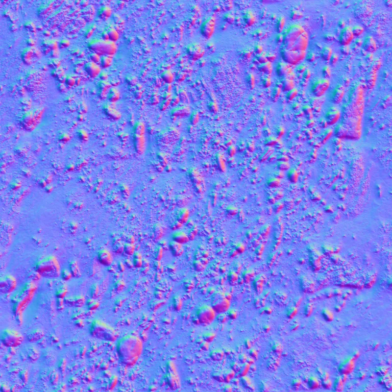 Normal Map for Soil Bigstones Cc By Christian Femmer
