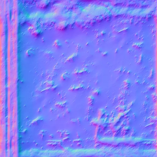 Dirty Rusted Metal Wall5 main texture preview