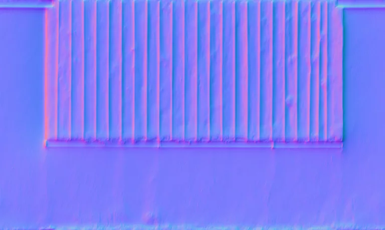 Normal Map for Fence Wall2