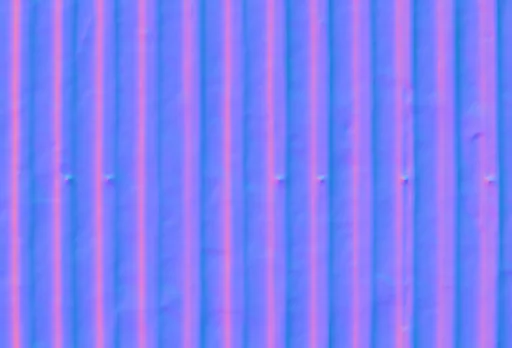 Normal Map for Metal Corrugated2