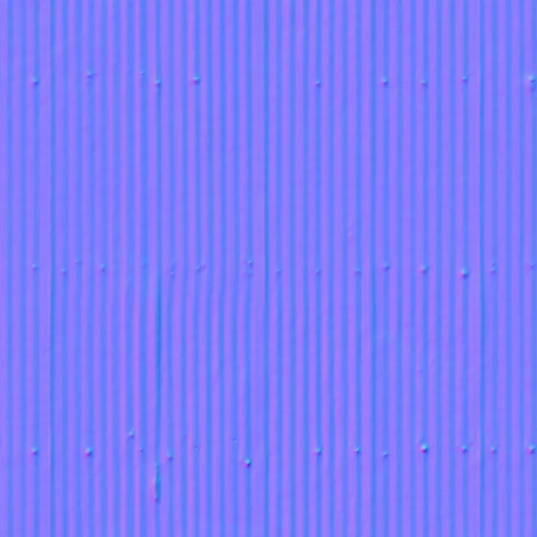 Normal Map for Metal Corrugated18