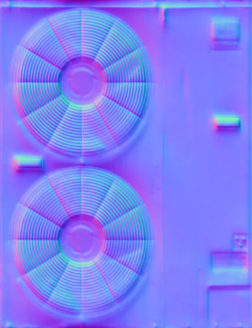 Normal Map for Vent Fans