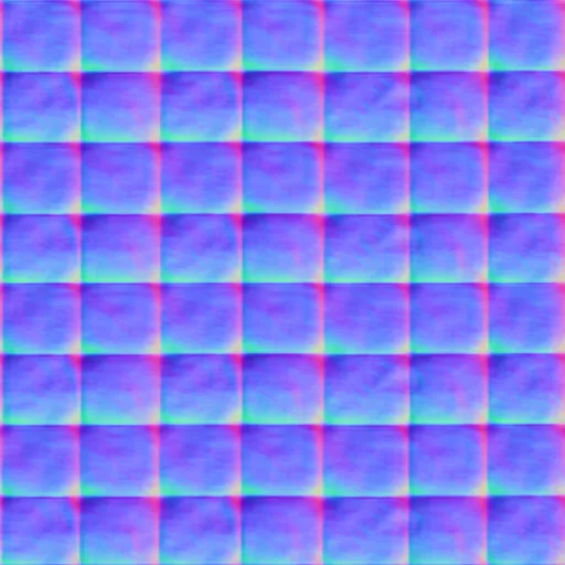 Normal Map for Bt Tufted Purple By Linda Kellie