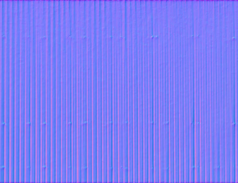 Normal Map for Metal Corrugated5