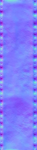 Normal Map for Dark Blue Leather Strap 3