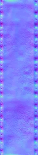 Normal Map for Dark Purple Leather Strap 3