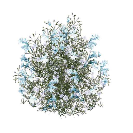 Blue Delicate Flowers texture preview