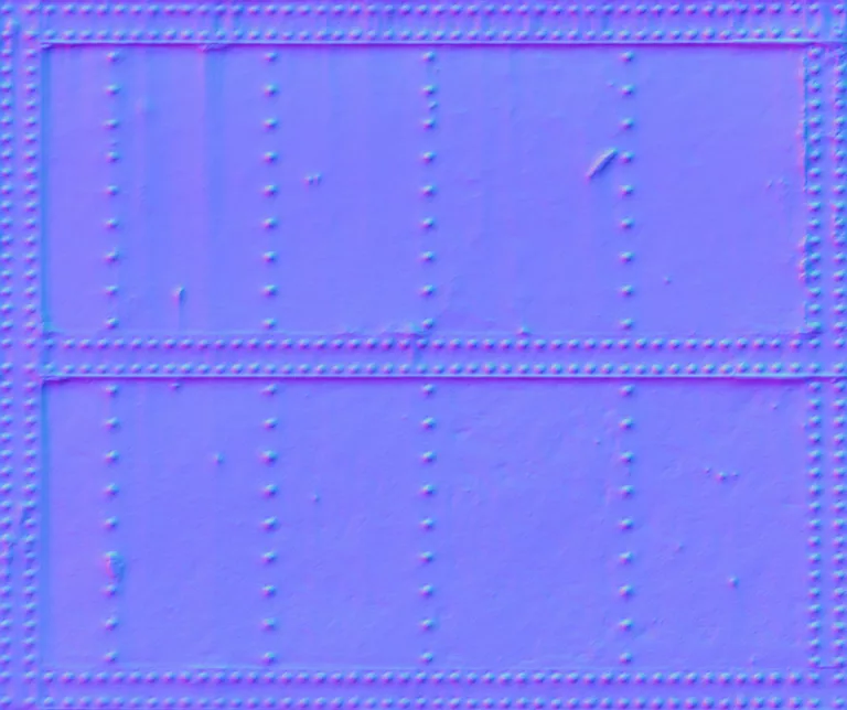 Normal Map for Metal Plate Stud1