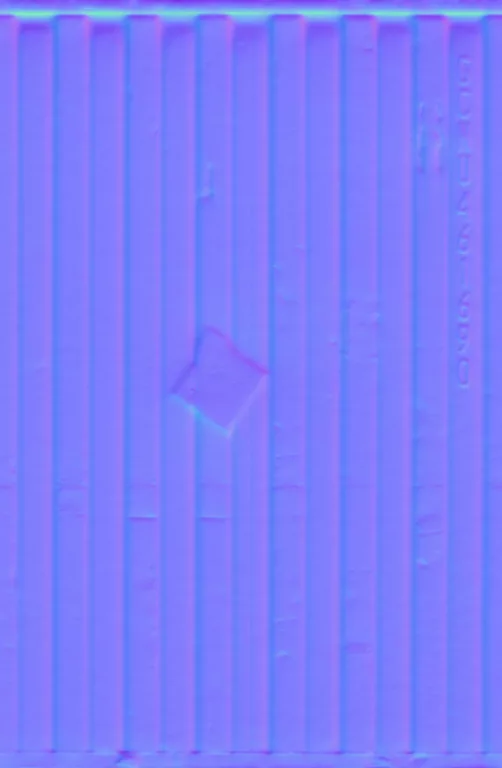 Normal Map for Metal Corrugated3
