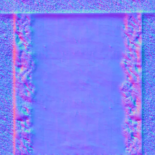 Normal Map for Zadaroo Cement Rocks Grass Edge End