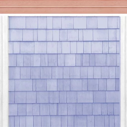 Shingled Siding Blue With Salmon Upper main texture preview