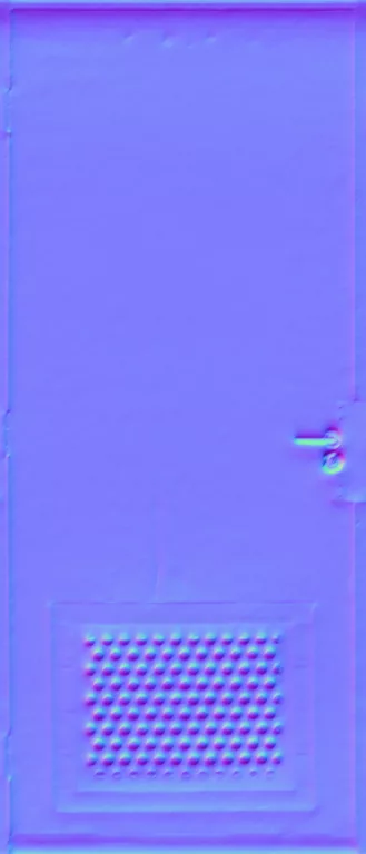 Normal Map for Door Grey Grill