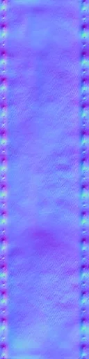 Normal Map for Red Leather Strap 3