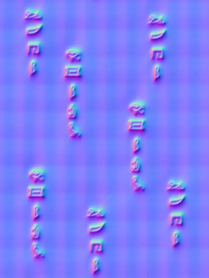 Normal Map for Egyptian Fabric Green