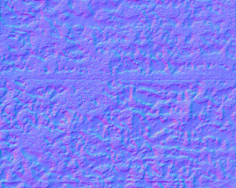 Normal Map for Metal Rusty Flakey Paint