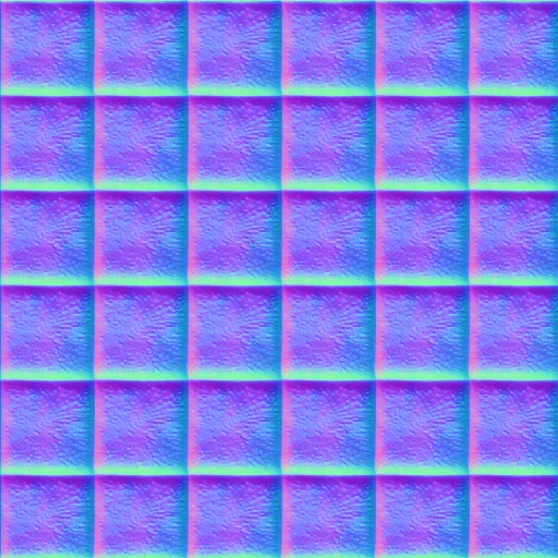 Normal Map for Texture Country Glass Tile Brown By Linda Kellie