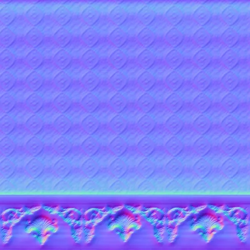 Normal Map for Wall Blue