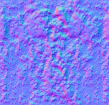Normal Map for Gumdrop Texture Purple