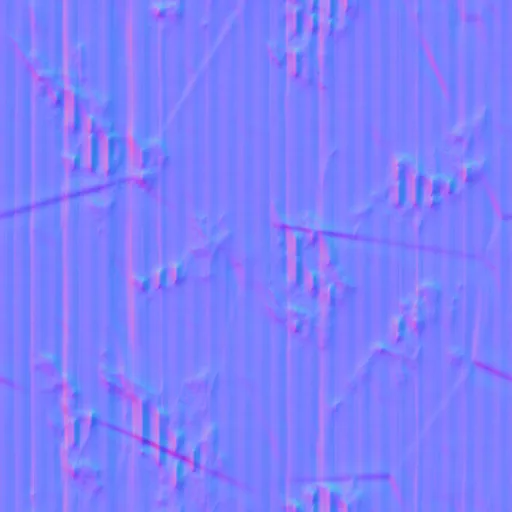 Normal Map for Box Cardboard