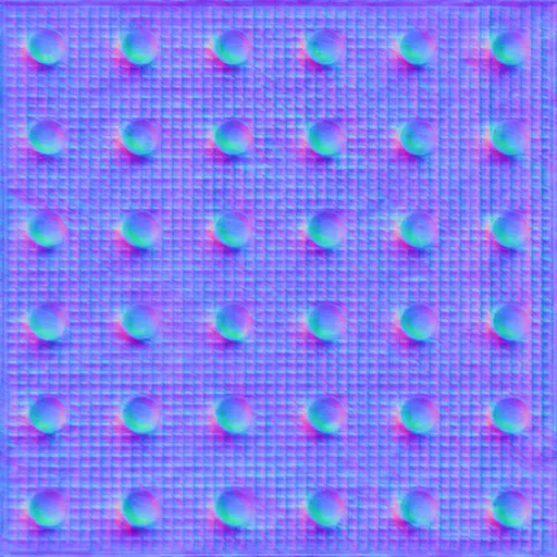 Normal Map for Floor Tile Clay Bumps