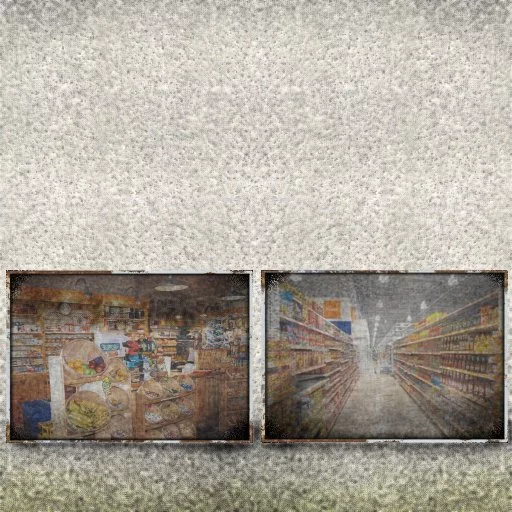 Supermarket Wall Dirty Store Windows1 main texture preview