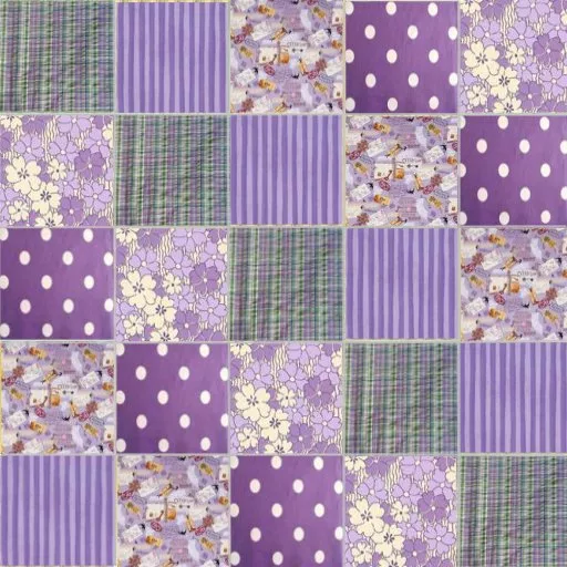 Bt Patchwork Purple By Linda Kellie main texture preview
