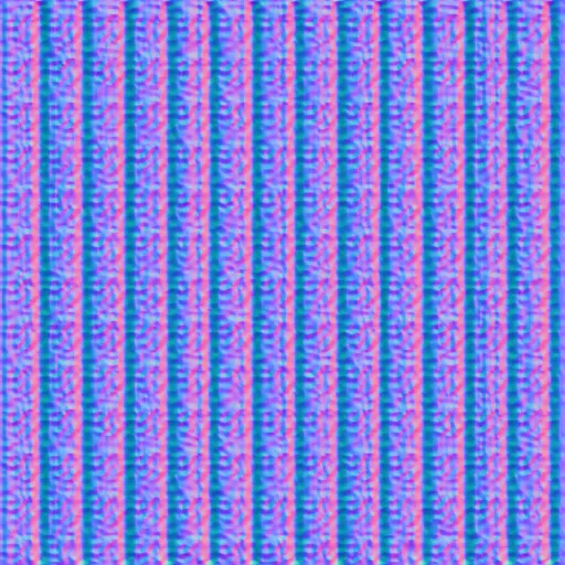 Normal Map for Ribbed Blue By Linda Kellie